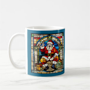 Santa-Buntglas Kaffeetasse