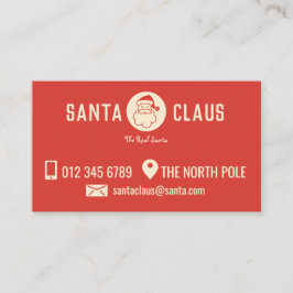 Santa Business Card Visitenkarte