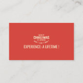 Santa Business Card Visitenkarte (Rückseite)