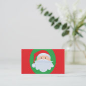 Santa Business Cards Visitenkarte (Stehend Vorderseite)