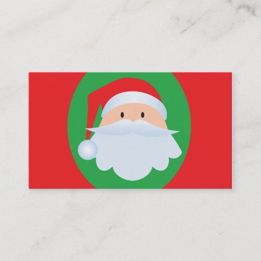 Santa Business Cards Visitenkarte (Vorderseite)