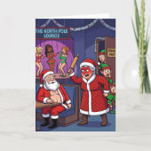 Santa Busted Karte (Vorderseite)