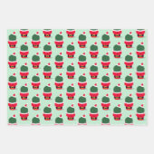 Santa Cactus Christmas Geschenkpapier Set (Vorderseite 2)