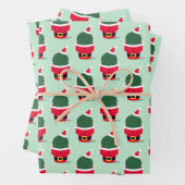 Santa Cactus Christmas Geschenkpapier Set (Beispiel)