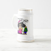 Santa Called Bierglas (Vorderseite Links)