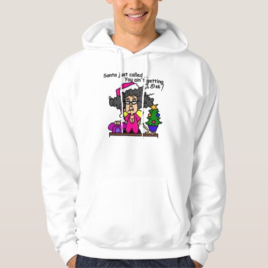 Santa Called Hoodie (Vorderseite)