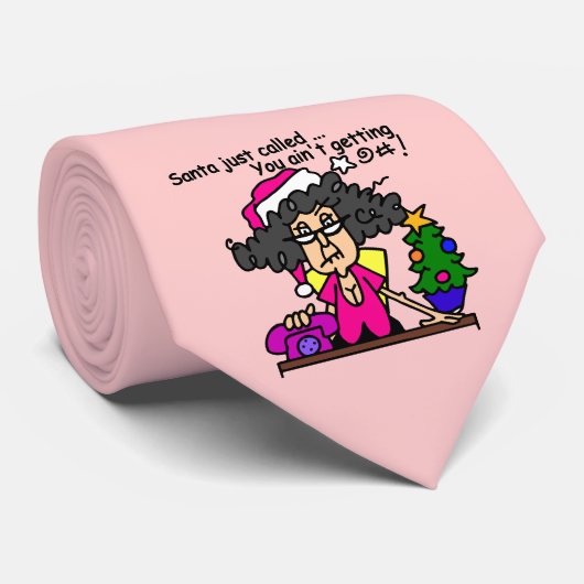 Santa Called Krawatte (Gerollt)