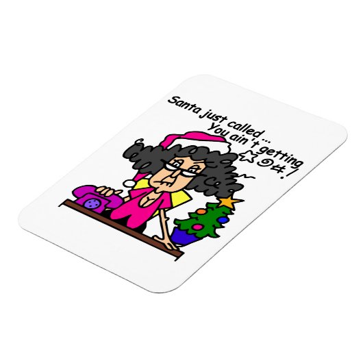 Santa Called Magnet (Linke Seite)