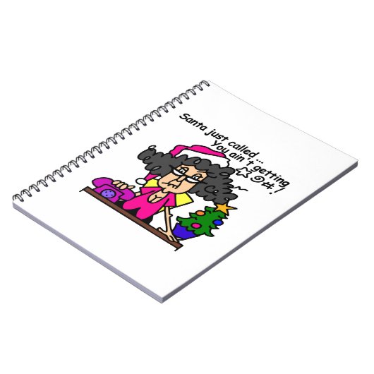 Santa Called Notizblock (Linke Seite)