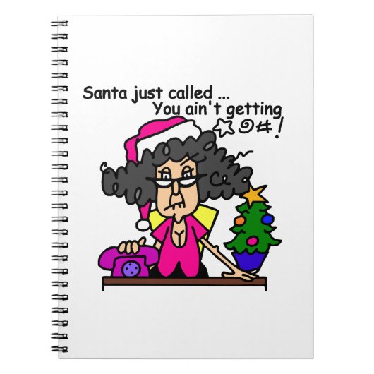 Santa Called Notizblock (Vorderseite)