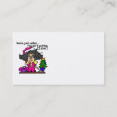 Santa Called Visitenkarte (Rückseite)