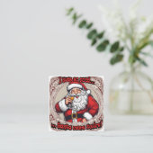 Santa Came Twice! Begleitkarte (Stehend Vorderseite)