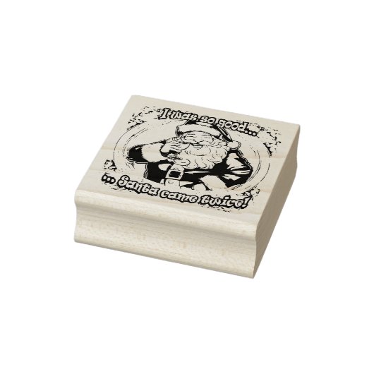Santa Came Twice! Gummistempel (Stempel)