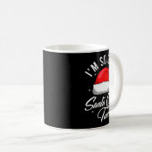 Santa Came Twice Shirt - Funny Christmas Joke Kaffeetasse (VorderseiteRechts)