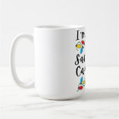 Santa Came Zweimal Erwachsene Pun Familie Weihnach Kaffeetasse (Links)