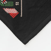 Santa Camel Christmas Ugly Sweater Funny Holiday P Fleecedecke (Ecke)