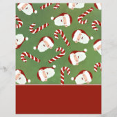 Santa Candy, saisonale Rekrutierung Werbung Flyer (Hinten)