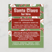 Santa Candy, Santa Claus Entertainer Werbung Flyer (Vorne)