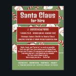 Santa Candy, Santa Claus Entertainer Werbung Flyer<br><div class="desc">Santa Candy,  Santa Claus Entertainer Werbung Flyer durch den Business Card Store.</div>