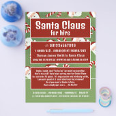Santa Candy, Santa Claus Entertainer Werbung Flyer (Einzeln)