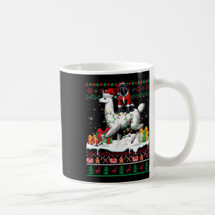 Santa Cane Corso Riding Llama Christmas Sweater Lo Kaffeetasse