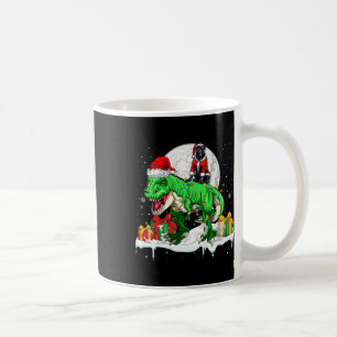 Santa Cane Corso Riding T-rex Weihnachtsbesitzer K Kaffeetasse