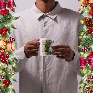 Santa Cap Baseball Dad Personalized Kaffeetasse