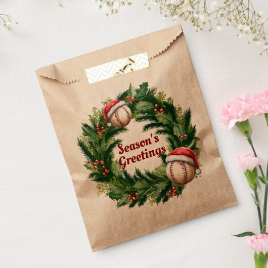 Santa Cap Baseball individuell anpassbar Geschenktütchen (Versiegelt)