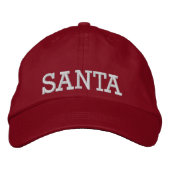 SANTA ... ; ) Cap by SRF Bestickte Baseballkappe (Vorderseite)