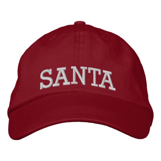 SANTA ... ; ) Cap by SRF Bestickte Baseballkappe (Vorderseite)