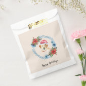 Santa Cap Gelbe Labrador Individuell gestalteter U Geschenktütchen (Versiegelt)