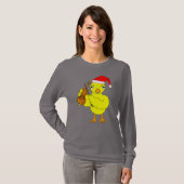 Santa Cap Violin Chick T-Shirt (Vorne ganz)