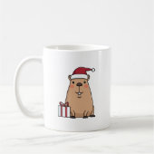 Santa Capybara Kaffeetasse (Links)