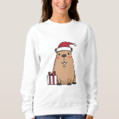 Santa Capybara Sweatshirt (Vorderseite)