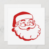 Santa Card Feiertagskarte (Vorne/Hinten)