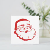 Santa Card Feiertagskarte (Stehend Vorderseite)