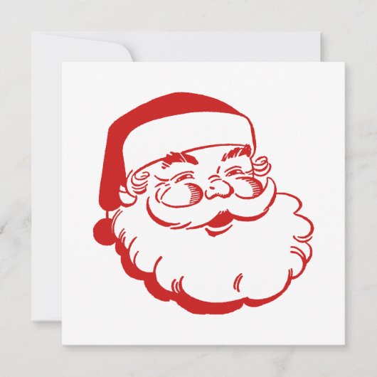 Santa Card Feiertagskarte (Vorderseite)