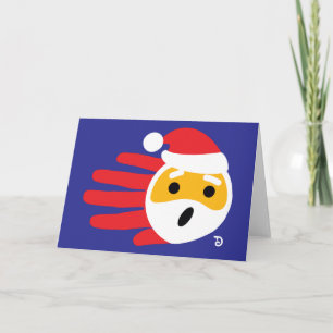 Santa Card Feiertagskarte