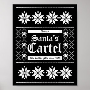 Santa Cartel hässliches Weihnachten Poster