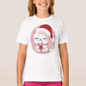 Santa Cat #2 T-Shirt (Vorderseite)