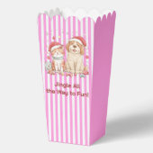 Santa Cat and Dog Friends Geschenkschachtel (Rückseite)