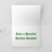 Santa Cat Card Feiertagskarte (Innenseite)