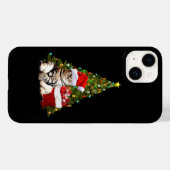 Santa Cat Case-Mate iPhone Hülle (Rückseite (Horizontal))