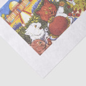 SANTA CAT CHRISTMAS TISSUPAPIER SEIDENPAPIER (Ausschnitt)