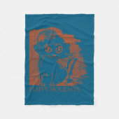 Santa Cat  Fleecedecke (Vorderseite)