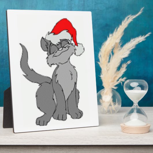 SANTA CAT FOTOPLATTE (Seite)