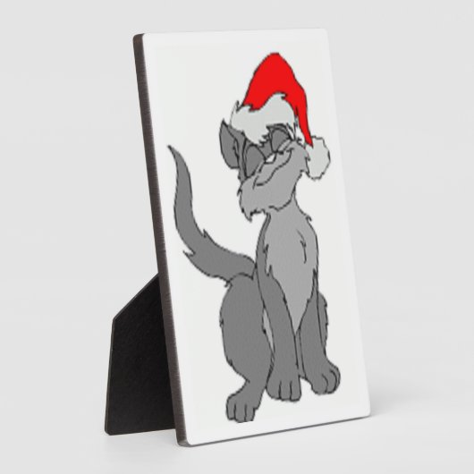 SANTA CAT FOTOPLATTE (Seite)