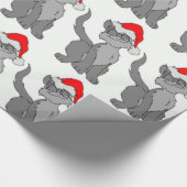 SANTA CAT GESCHENKPAPIER (Ecke)
