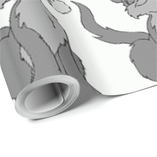 SANTA CAT GESCHENKPAPIER (Rolleneckpunkt)