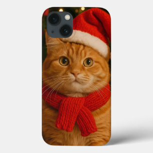 Santa Cat iPhone 13 Hülle